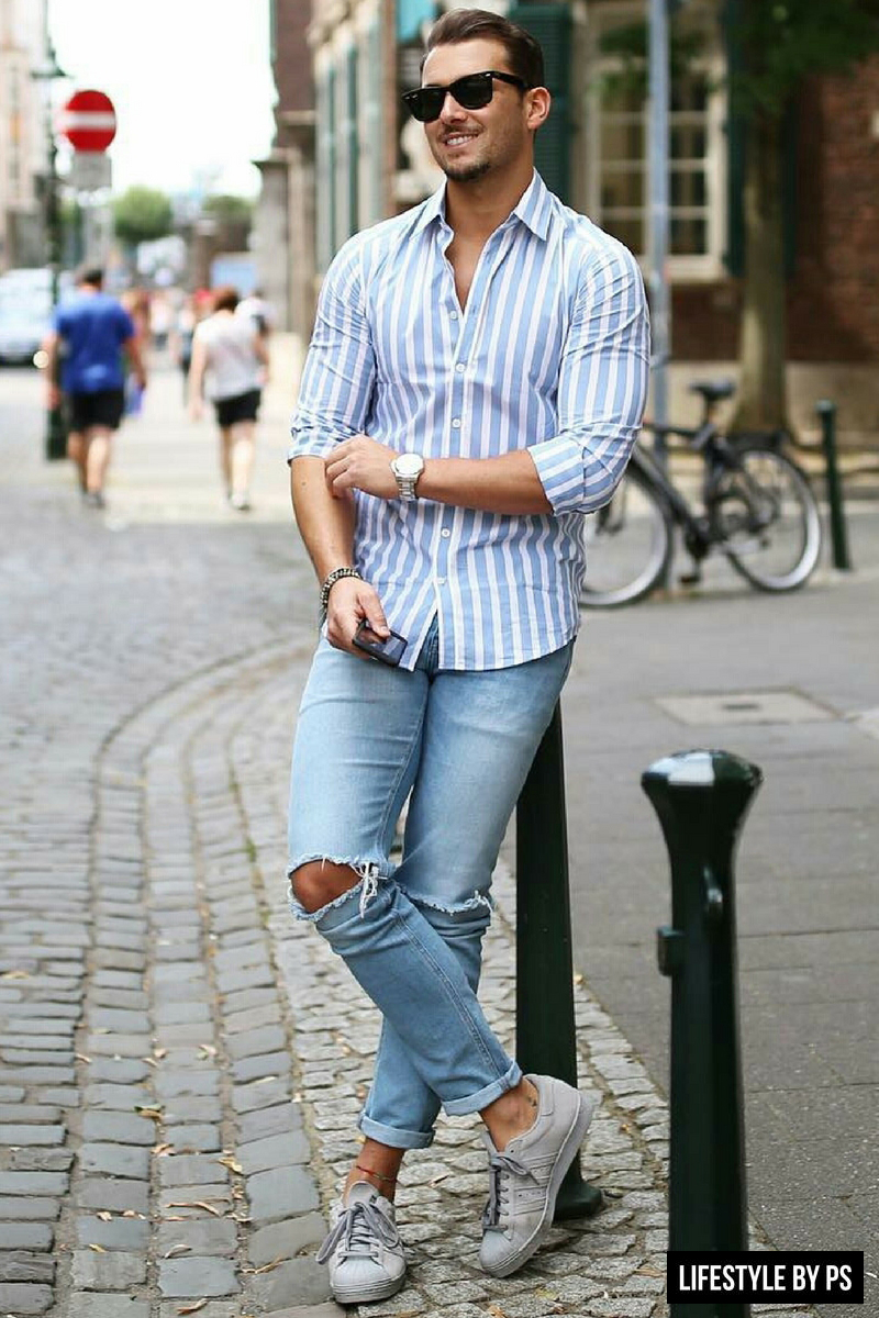 3 Easy Ways To Wear A Dress Shirt With Jeans