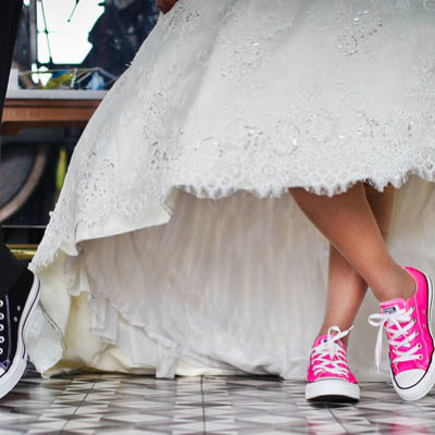 Bridal Trend: 10 Cute Sneakers You Can Wear Under Your Wedding Dress