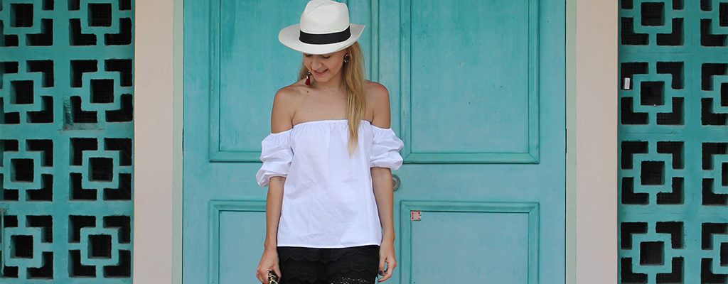 How to Wear Off The Shoulder Tops