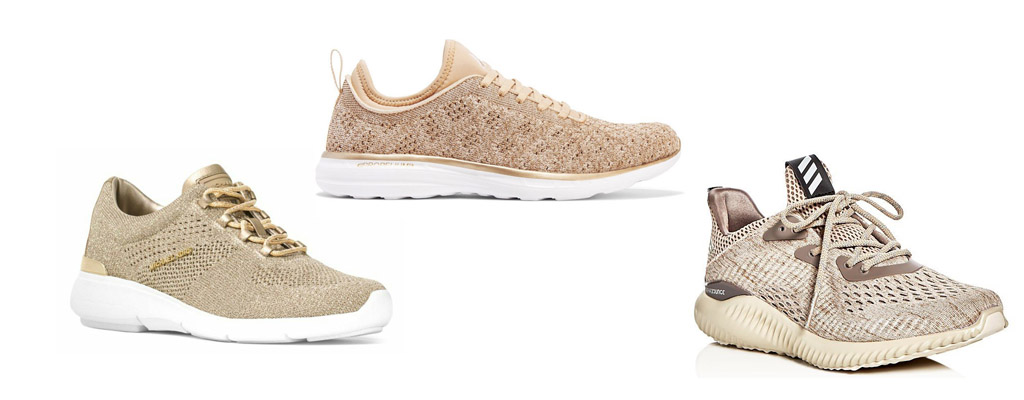 Shine Bright With These 7 Cute Gold Shiny Sneakers