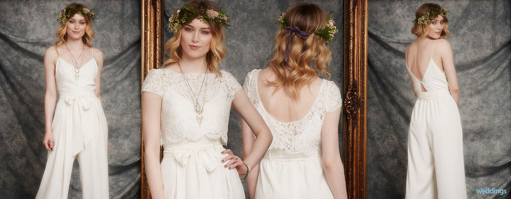 Throw Out Wedding Dresses Become a Coolest Bride by These White Jumpsuits