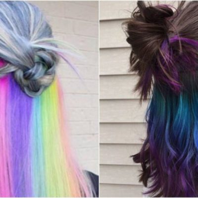 Hidden Rainbow Hair: เทรนด์สีผมฮิตล่าสุดที่ต้องลอง