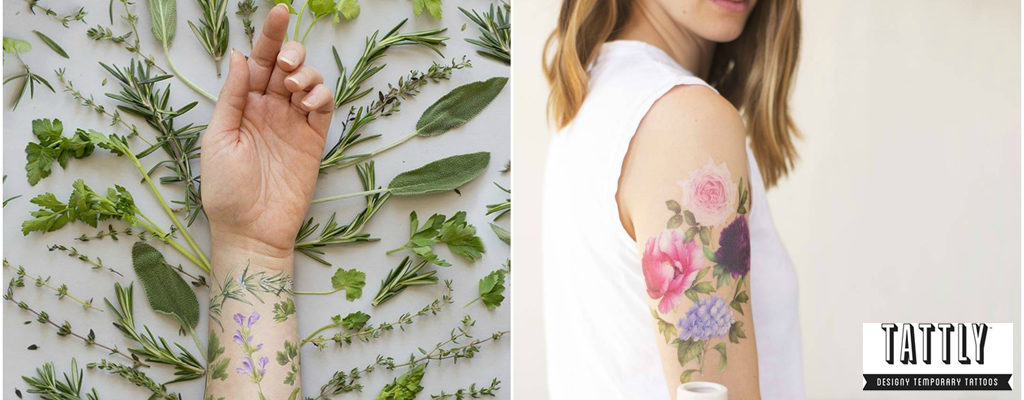 Welcome To Wonderland กับ Temporary tattoosที่มีกลิ่นหอมเหมือนเอาดอกไม้จริงๆมาประดับบนผิว